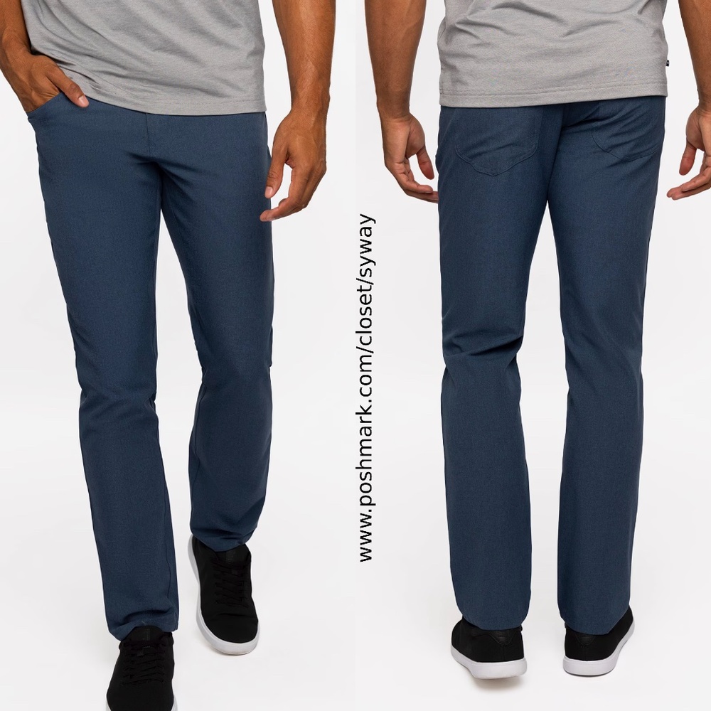 Travis Mathew Mens Size 40 Open To Close Pants Navy Blue Performance 1MT435